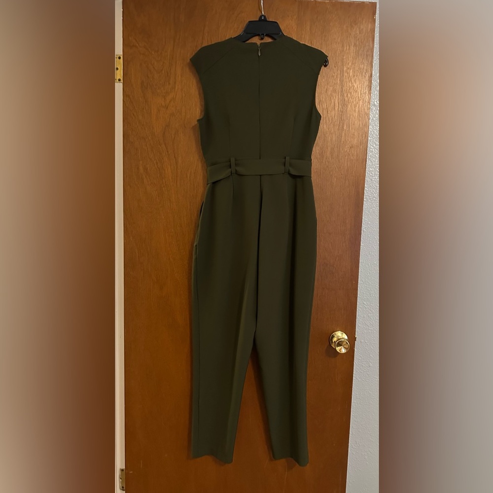 New York & Company Olive Green Jumpsuit - Picture 3 of 3